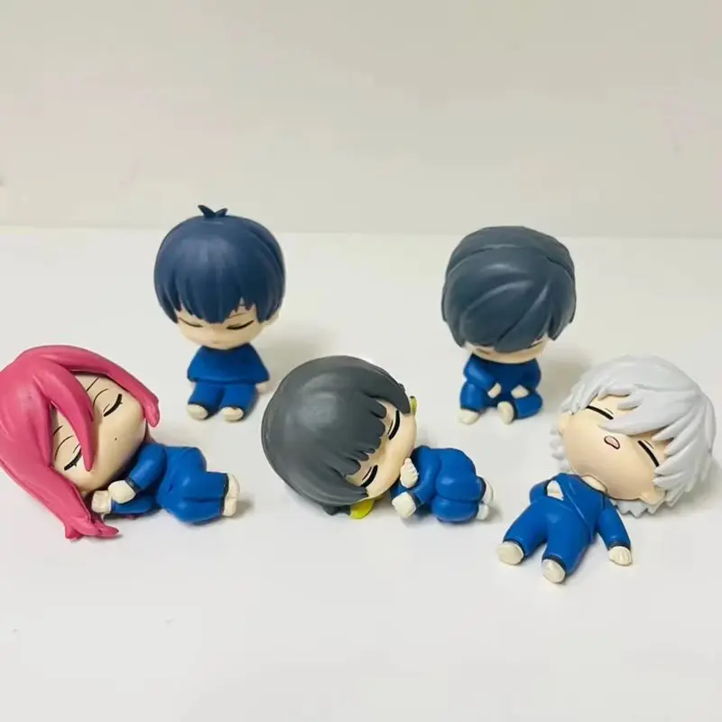 In Stock Anime Blue Lock Sleep Team Nagi Isagi Blind Box Kawaii Action Figure Desktop Ornament Toy Festival Gifts For Fans