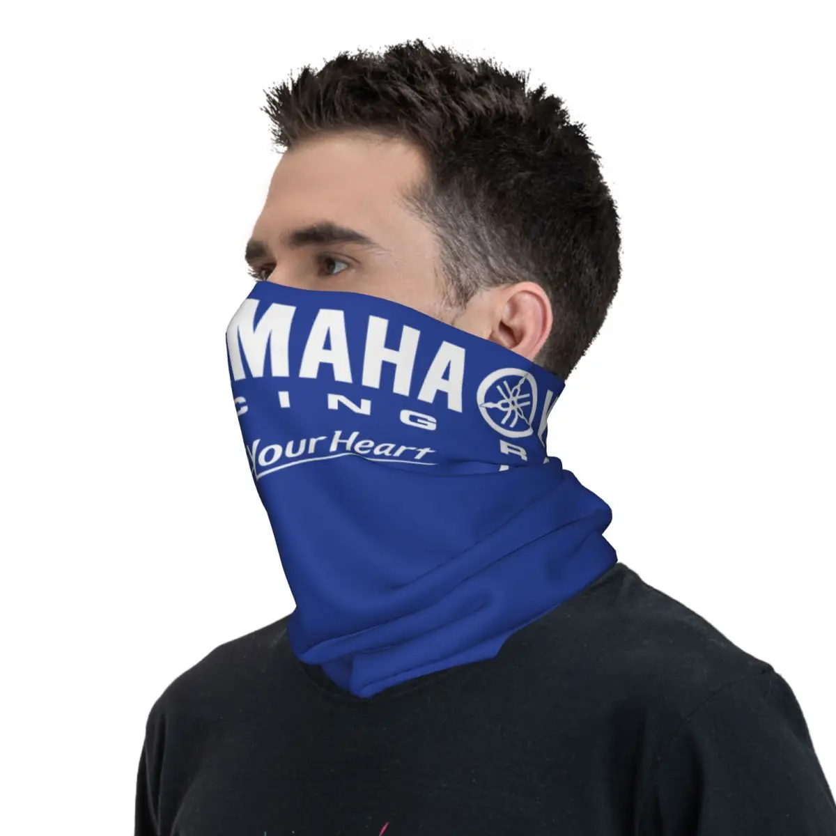 Y-Yamaha Windproof Impresso Envoltório Lenço, Moto Bandana Stuff, Tampa do pescoço, Headband quente para Caminhadas, Novo, 2024