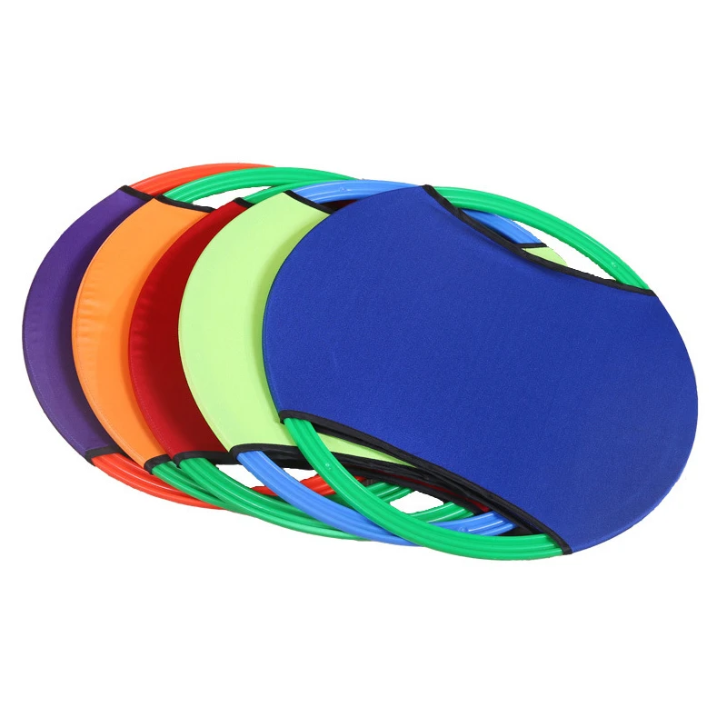 2 pièces Sports de plein air 28CM disque volant Trampoline Paddle balle jeu lancer et attraper Parent enfant interactif sensoriel jouets enfants adultes