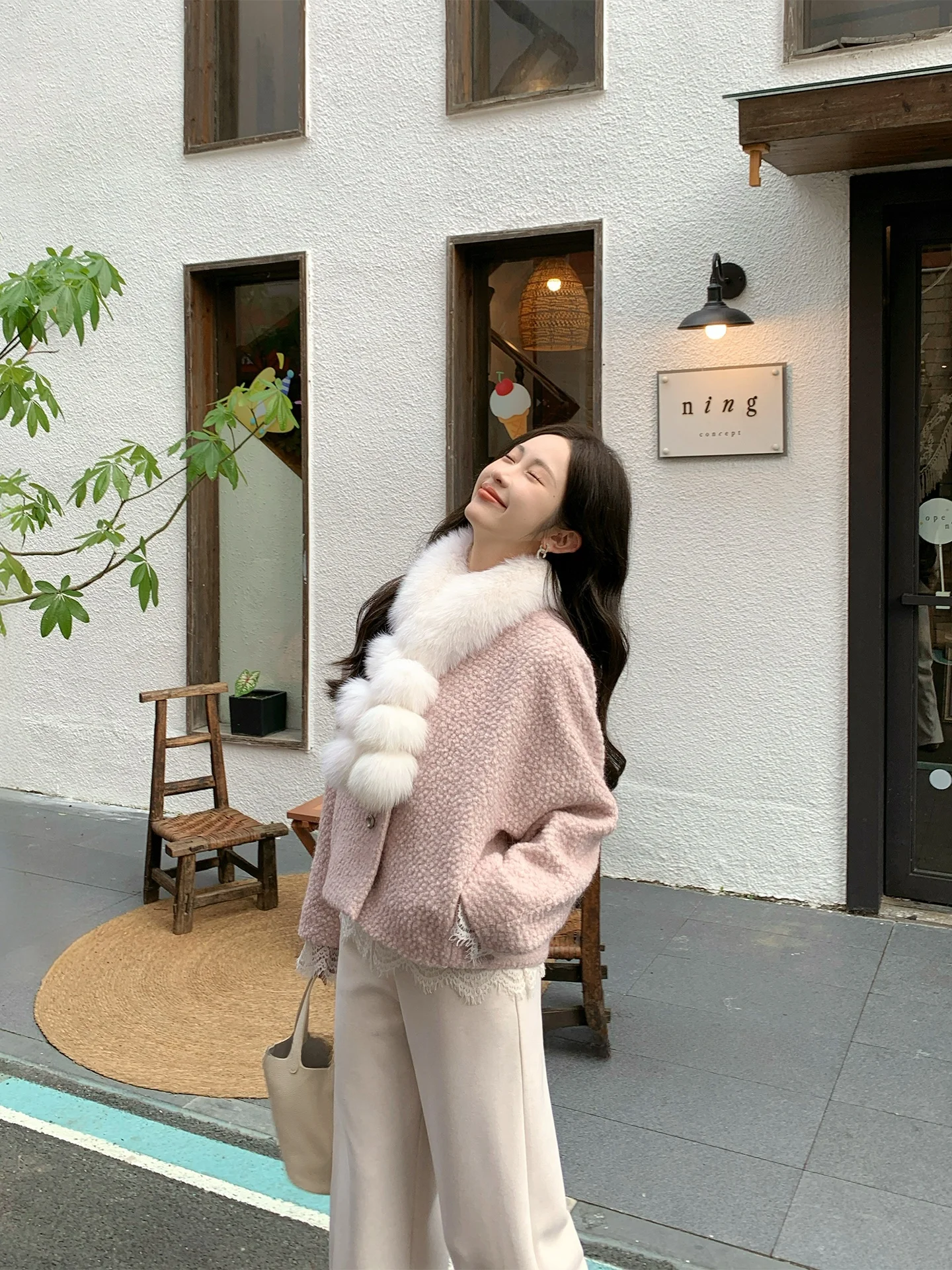 

Комплект из кружевного белья Venus Sweetheart: женский модный комплект из двух предметов, новинка весны, красивый бежевый цвет, смесь полиэстера и хлопка