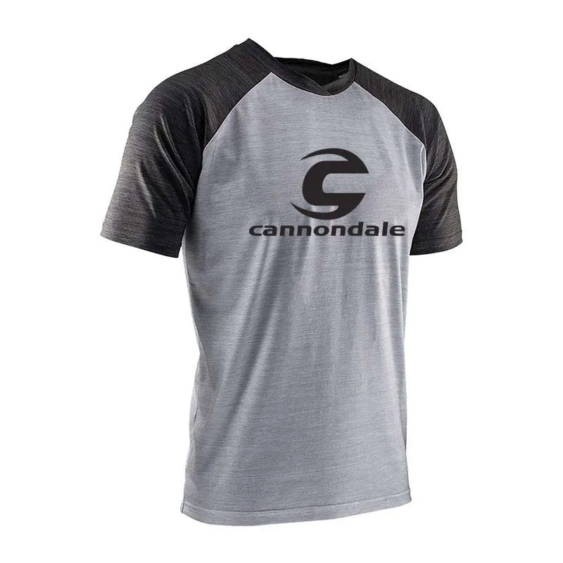 Cannondale Camisa masculina de manga curta para mountain bike BMX Motocross Enduro Camiseta respirável de secagem rápida
