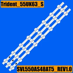 Striscia di retroilluminazione a LED per LG 55UK6300LL 55uk6400PLF 55UK6300PJF 55UM7100PLB 55UK6200PSA 55UM7100PSA SSC_Trident_55UK63 55UK6200PDA