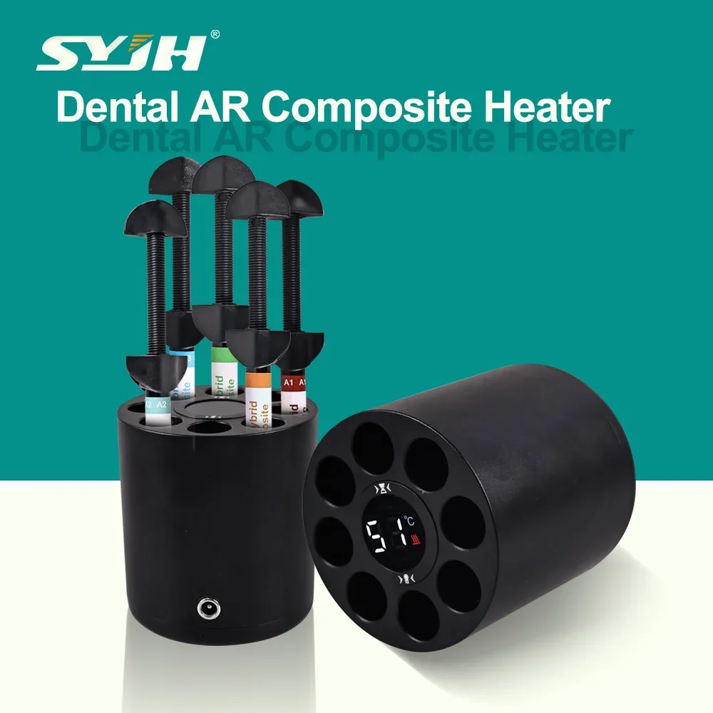

AR 8 Holes Dental Composite Resin Heater with Display Screen 40-70℃ Adjustable for Composed Resin Material Softening and Heating