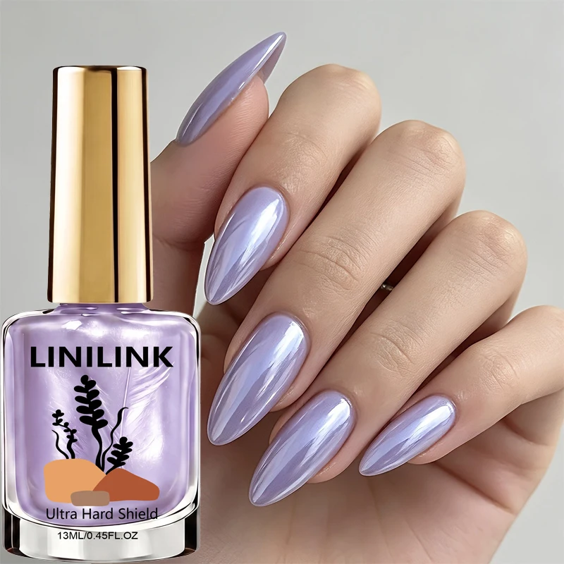 13ml Taro Purple Pearl Nail Polish Quick-Dry Air-Dry Mirror Finish Y2K Sweet Style for Daily Party Work Date DIY Beginner-Friend