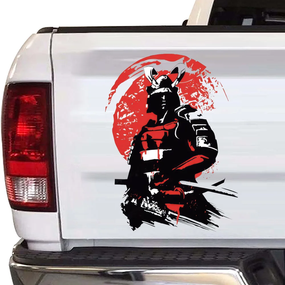 Modern Janpan Warrior Weapon Car Sticker Door Body Side Bumper Hood Bonnet Auto Vehicle Racing Car for JDM