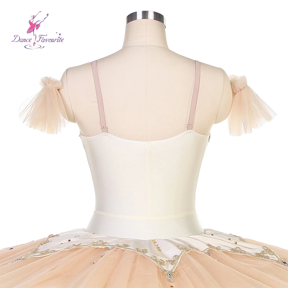 Dance Favourite Ballet Tutus BLL509 Ivory Spandex Bodice Ballet Costume Tutus Pre-professional Ballet Tutu Ballet  Dance Tutu