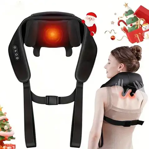 Neck Massager,Ergonomic Design, Conforms To The Natural Curve Of The Cervical Spine, Providing A More Thorough Massage And Relaxation. The Reversible Cloth Cover Makes Cleaning Easier. A Heartwarming Gift To Show Filial Piety To Your Parents.