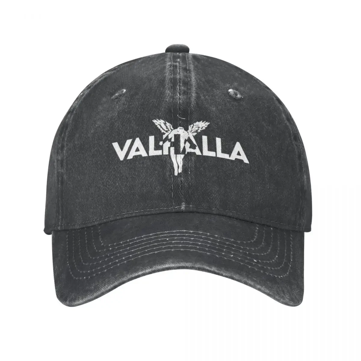 Victory Or Valhalla Gang Trucker Hat Merch Classic Distressed Washed Vintage Headwear For Unisex Adjustable