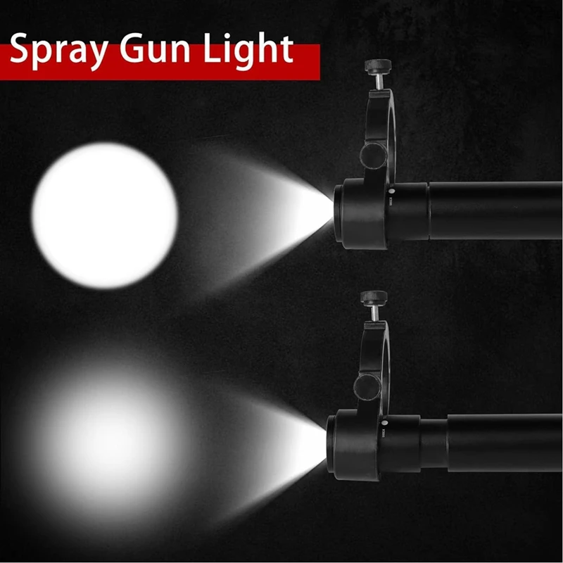 Spraypaintgun Light Adjustable Brightness Spraygun Fill Light Portable Automotive Paintgun Light System