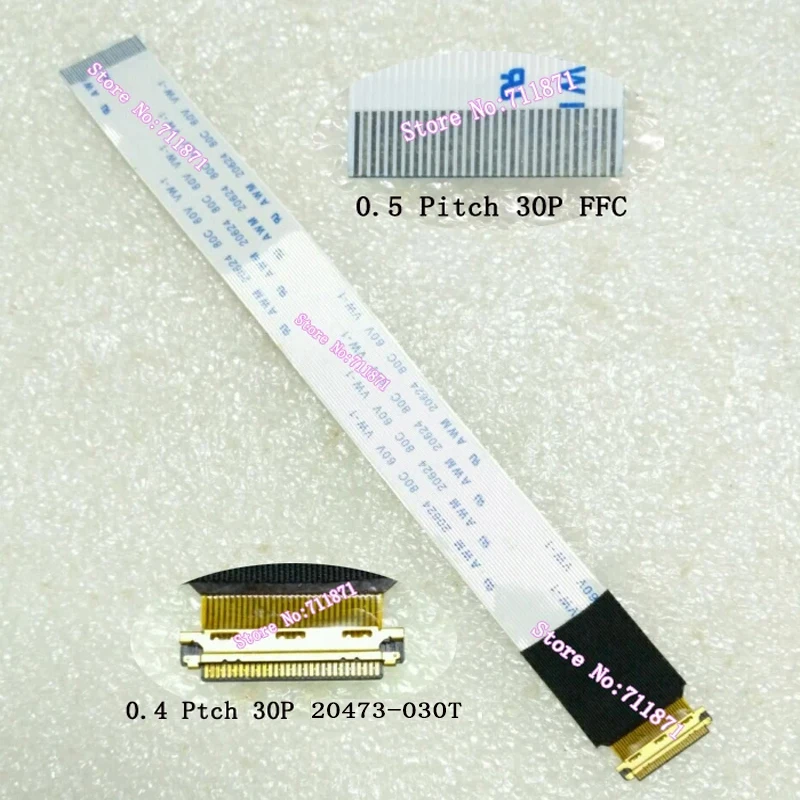 30P 30Pin 20473 030T FPC FFC Screen cable Cord 30 Pin 0.4 20473-030T to 0.5 FFC Screen Line Wire 20473 030T to FFC Adapter Cable