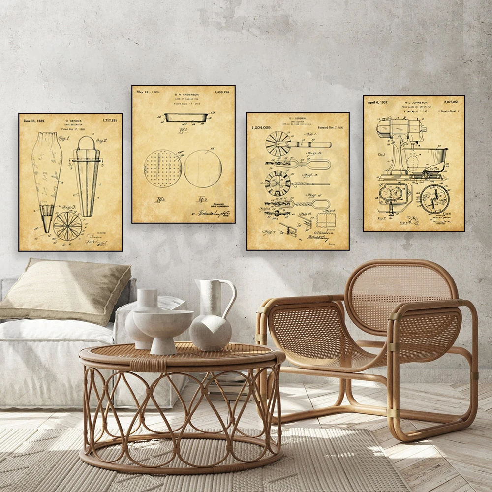 Cake baking patent 4-piece set - Kitchen Baking Equipment ulasan dan harga