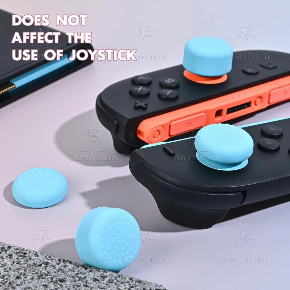 4er-Pack Daumengriffkappen für Switch 2 Premium Analog-Stick Daumenstick Weiche Silikon-Schutzabdeckung Rutschfeste Joycon Joystick-Kappen – Detail 7