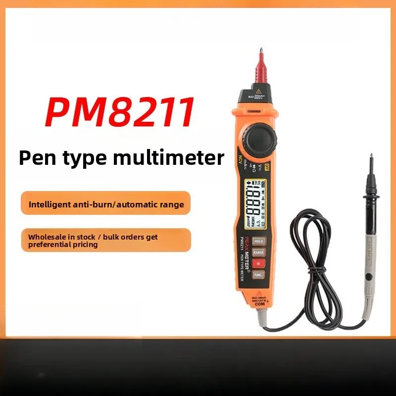 

Цифровой мультиметр-ручка PM8211: компактный, универсальный, с защитой от пробоя, портативный измеритель напряжения