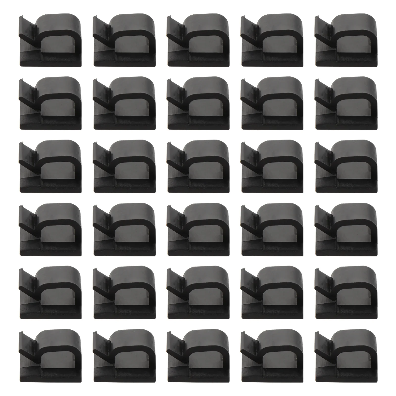 

100 pcs Self-Adhesive Durable Nylon Management Clamps For Wires Usb Computer Cables Strong Back Adhesive Organizers Nylon