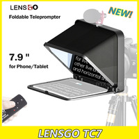 LENSGO TC7 Tablet Teleprompter 7.9 inch Tablet iPad Phone Portable Foldable Prompter For Phone Camera Recording