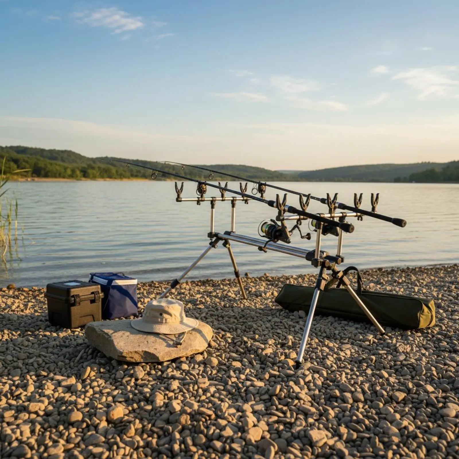 support-de-canne-a-peche-a-la-carpe-reglable-en-hauteur-support-multi-cannes-pour-la-peche-en-rive-montage-rapide-antirouille-pour-le-bord-du-lac