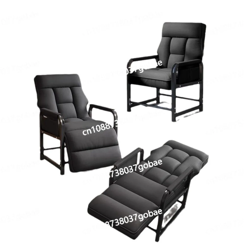 

Reclining chair office lunch break siesta folding back chair can sit and lie down dual-purpose sofa chair