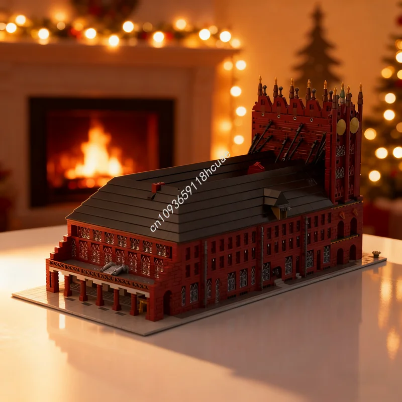

7491pcs MOC Stralsund Town Hall Architectureed Model Building blocks Assemble creative Education toys Brick Christmas gift Kids