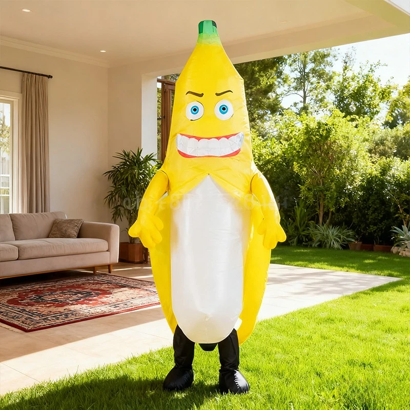 

Banana Man Inflatable costume Funny Banana Cosplay Costumes for Theme Parties Christmas Carnival Party Performance Costumes
