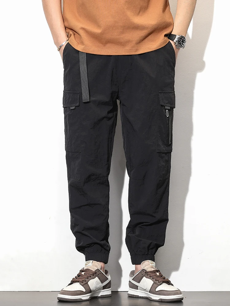 

Men's Casual Workwear Pants Pure Color Loose Fit Spor Sle Spring Autumn Winter New Trendy Brand Durable Cuffed Long Trousers