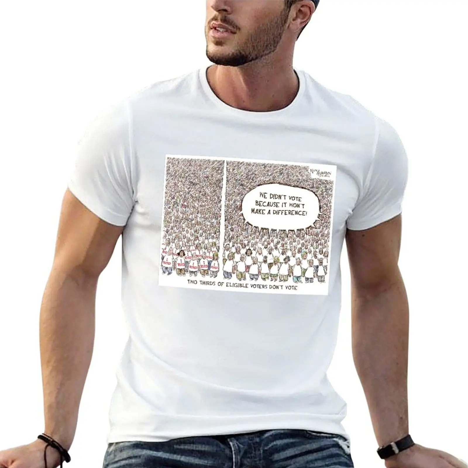 Voter Participation T-Shirt Standard Fit Solid Tee Shirt