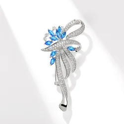 2024 New Trendy Crystal Brooches For Women Man Luxury Designer Unisex Brooch Pins Jewelry Clothing Accessories Party Gifts