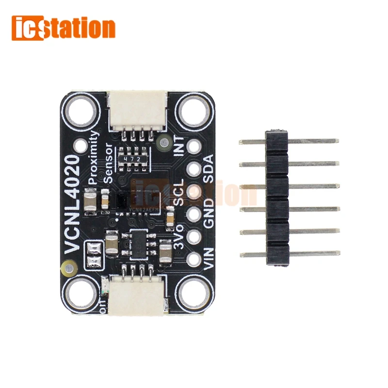 VCNL4020 proximity and light sensor VCNL4040 proximity and illuminance sensor is compatible with STEMMA QT Qwiic