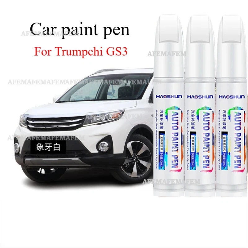 For Trumpchi GS3 Car Paint Pen ivory white starlight silver Car paint scratches act red flame red dot For Car Scratches