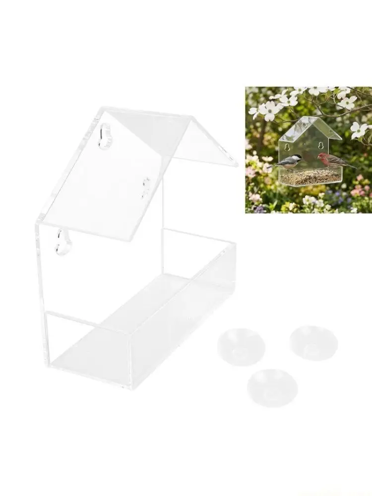 QX2E Balanced Nutritions Bird Feeders Two Independent Compartments Durability