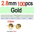 2.8mm Oro 100 piezas