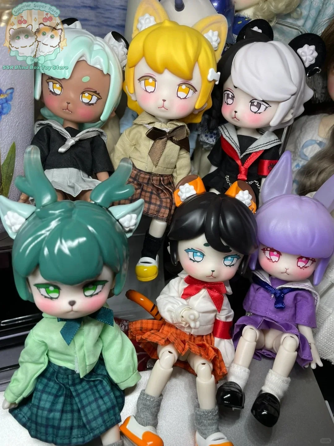 

Genuine Penny Box School Haunting Series Action Figure Blind Box Cute Action Figure Doll Mystery Box 1/12 Bjd Doll Surprise Gift