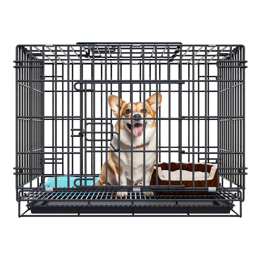 

Wholesales Dog Cage Nest Metal Kennels Foldable Cheap Dog House Large Pet Cage Dog House