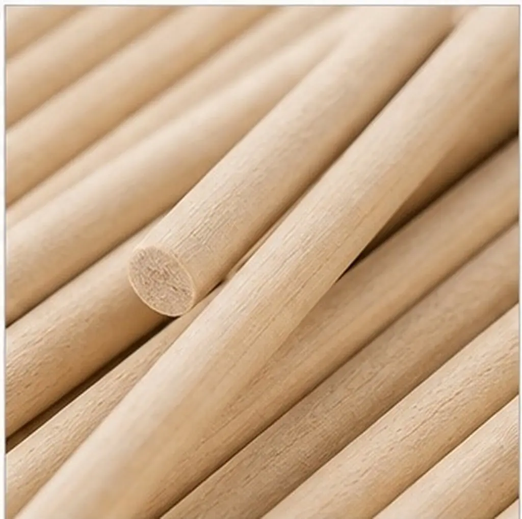 200-tiges-de-bois-rondes-a-surface-lisse-ideales-pour-les-projets-d’artisanat-manuel-le-travail-du-bois-et-les-accessoires-pour-l’artisanat-en-bois-dimensions -15 x 05 cm