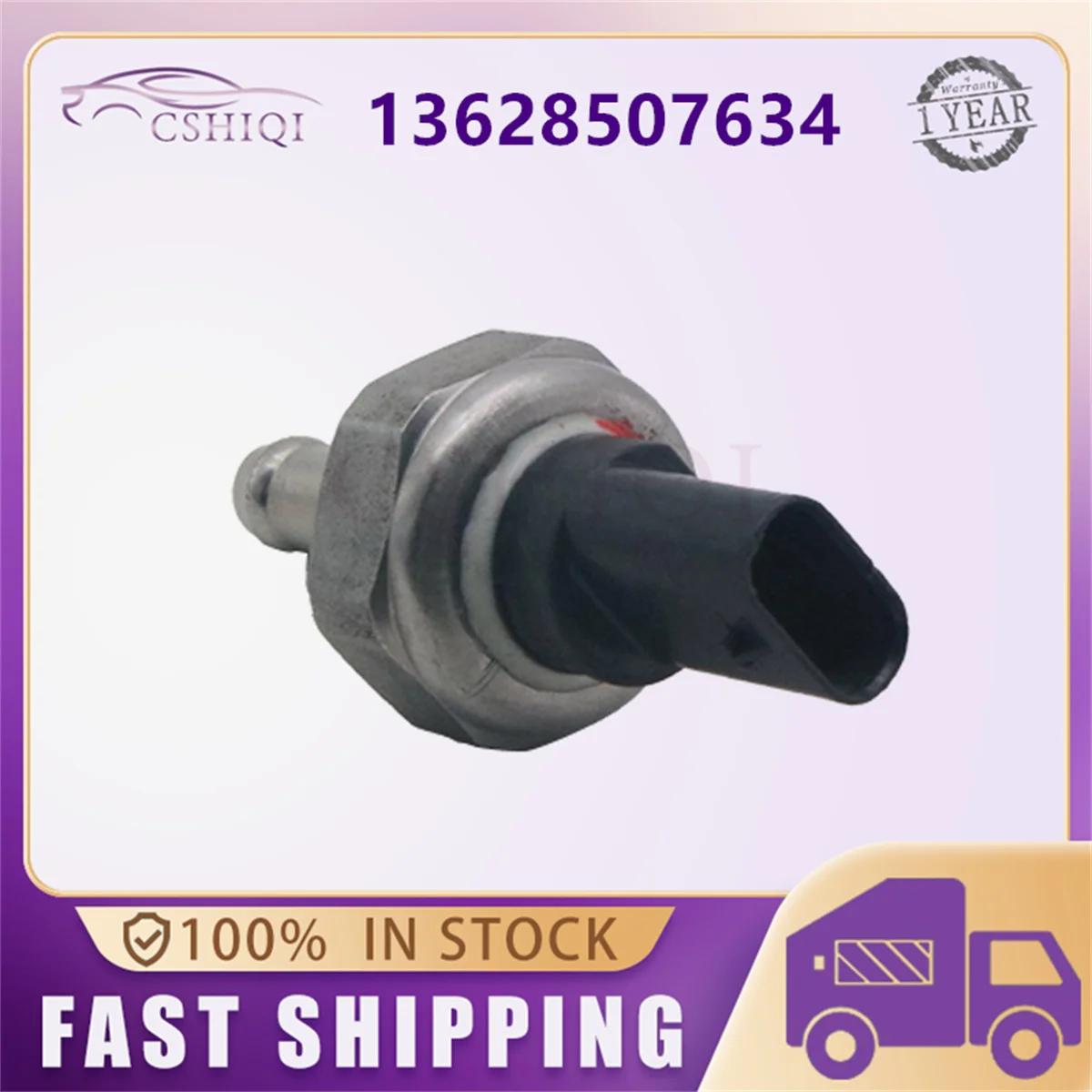 Capteur de pression des gaz d'échappement, pour BMW F25 X3 F20 F21 E90 E91 F30 F31 F10, 13628507634 8507634 13628507790 499000-8370 8514476