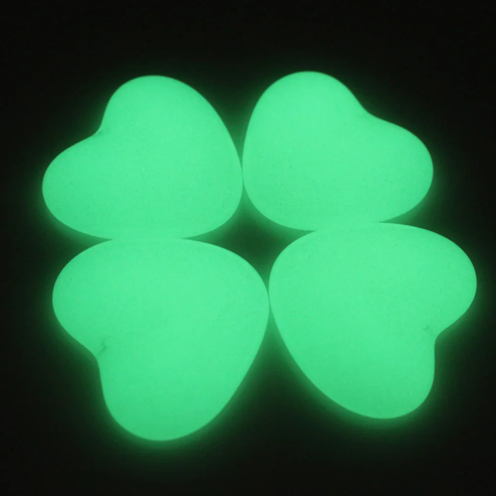 

10 Pcs Charms for Necklace Bracelet Making Glow Dark Product Keychain Glowing Pendant Heart Jewelry Bead Bracelets