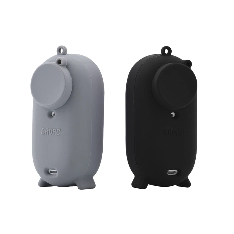 Силиконовый защитный чехол BRDRC для камеры Insta 360 GO 3, защитный чехол, пылезащитный чехол для Insta 360 GO3, простой в использовании, черный