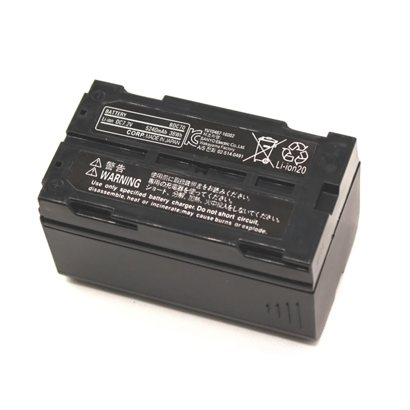 

Li-ion Battery BDC70 7.2V 5240mAh GPS Battery for GNSS Receivers OS/ES Series Total Station