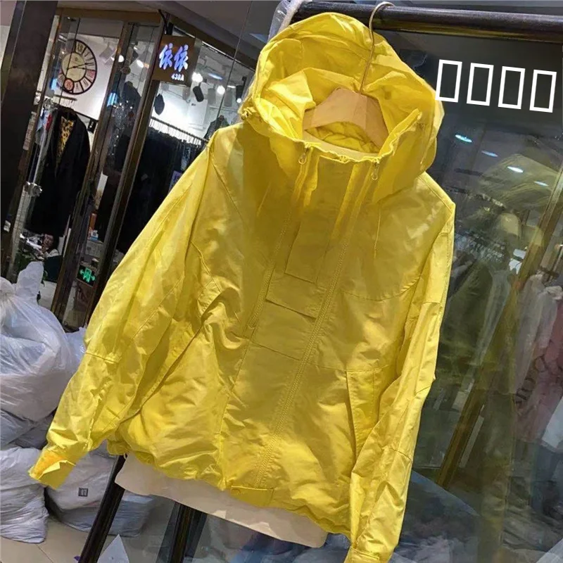 

Летний кардиган большого размера 300 Pou, новый, на молнии, с капюшоном, свободный, универсальный, для защиты от солнца, модный, для активного отдыха