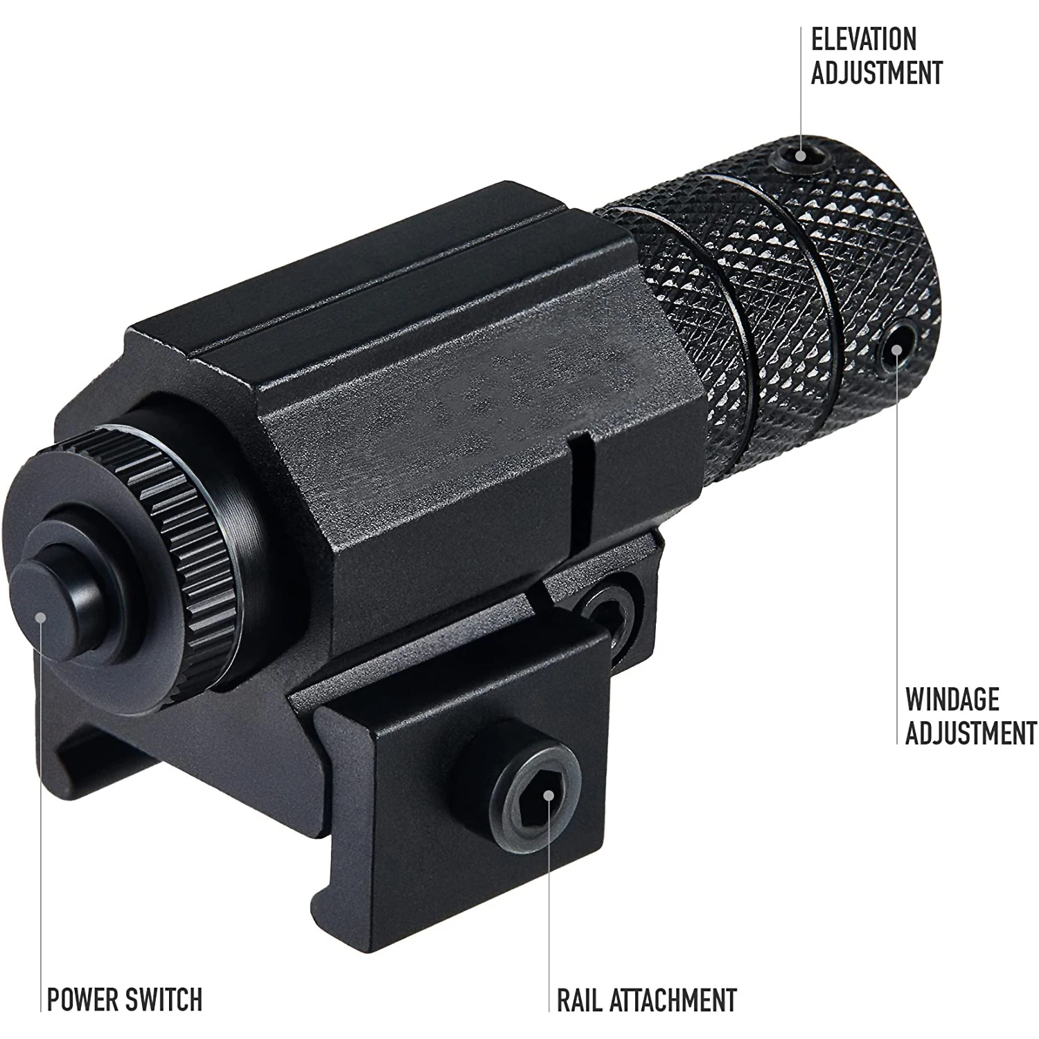 New Tactical Red Green Dot Laser Sight Scope 11mm 20mm Adjustable Picatinny Rail Mount Rifle Pistol Airsoft Laser with Batteries