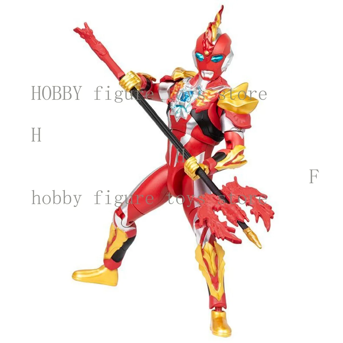 دمى ألعاب الأطفال الأصلية من بانداي ألترامان أوميغا تشوك درع تنشيط الصوت والمتحركة للغاية