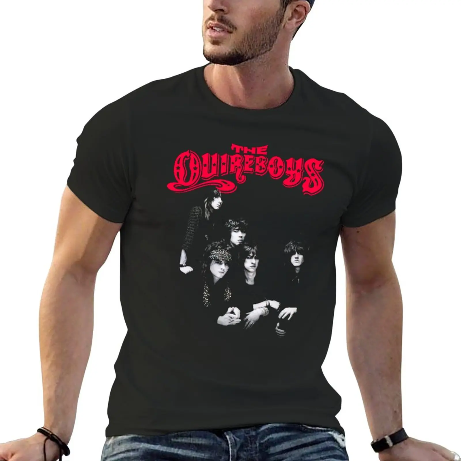 New quireBOYS T-Shirt tees plus size tops t shirt man slim fit t shirts for men