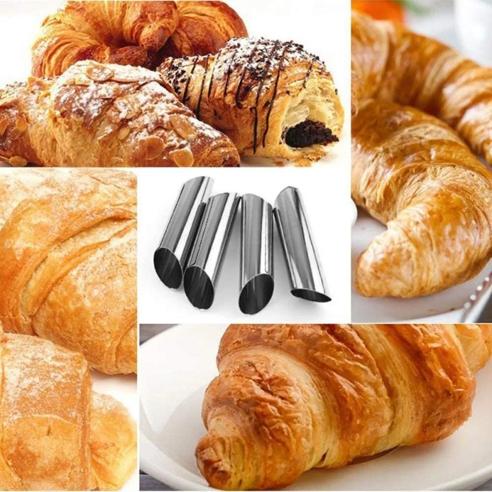 

Stainless Steel Danish Spiral Tube New High-quality Non-stick Bull Horn Bag Mold Hollow Spiral Tube