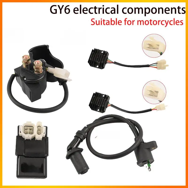 

GY6 125-150CC Beach Bike Scooter Kart Universal High Voltage Pack Igniter Relay Spark Plug Accessories