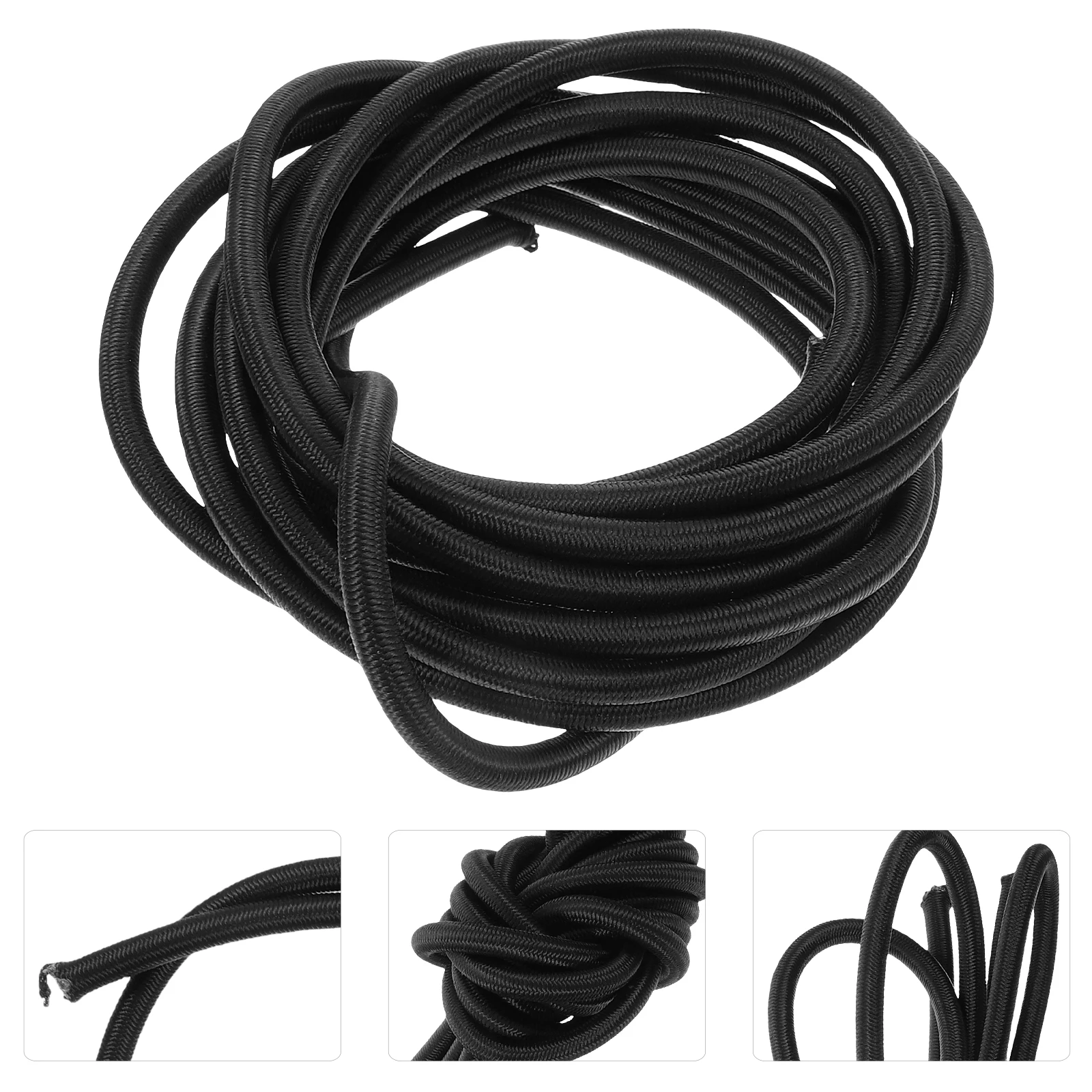 

Paddle Anti Lost Rope Black High Strength Nylon Kayak Surfboard Leash Adjustable Elastic Paddle Carrier For Inflatable Boat