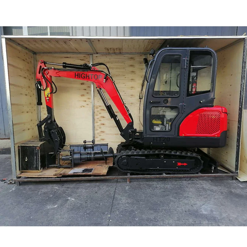 Factory Prcies 1T 1.3T 1.5T Mini Crawler Excavator Small Digger with Closed Cab Quick Hitch Bucket