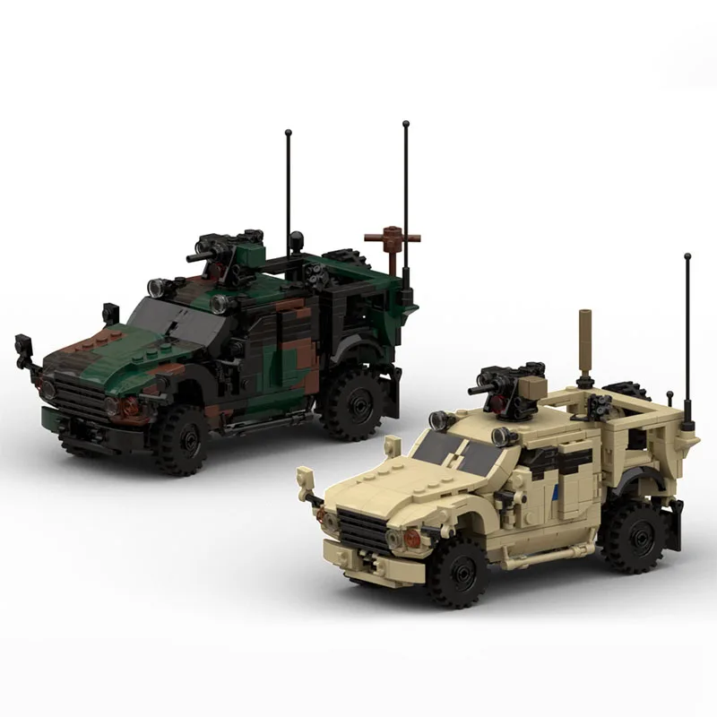 

1032PCS Military MOC M1277A1 Mine Resistant Ambush Protected All Terrain Vehicle creative ideas high-tech Toy Armored Car Blocks