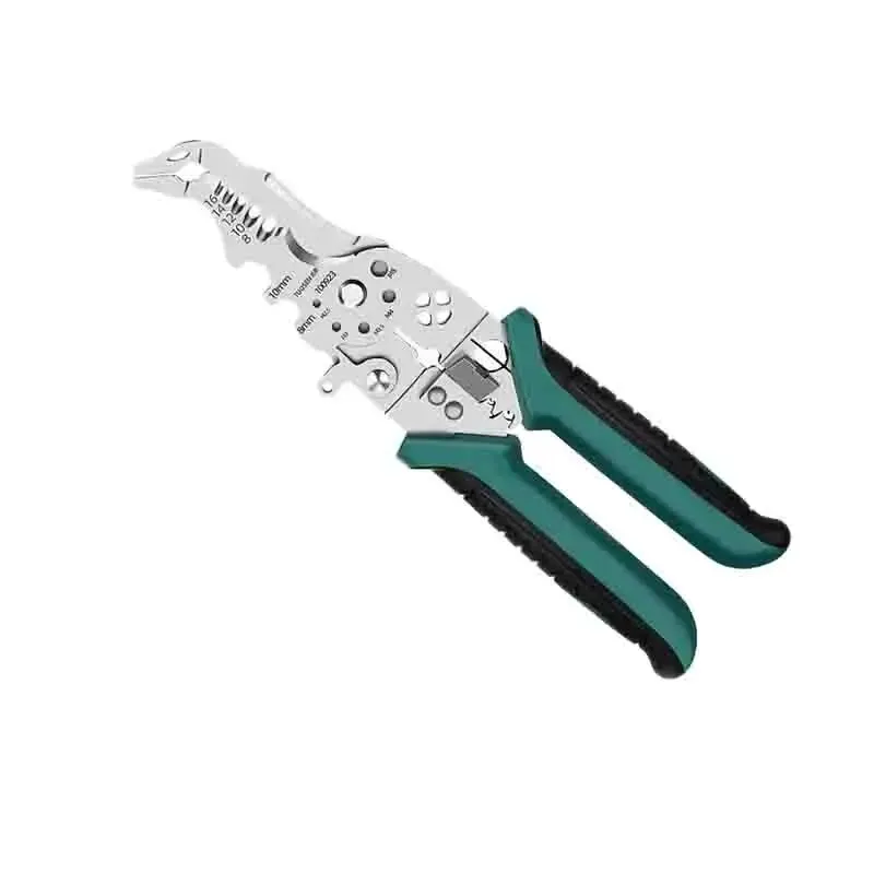 Hardware Tools Electrician Specific Elbows Multifunctional Wire Stripping and Pressing Pliers Wire Stripping and Cutting Pliers