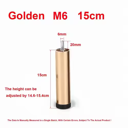 M6 Furniture Height Increasing Foot Pads Washing Machines Refrigerators Shock-Absorbing Adjustable Support Legs - Image 9