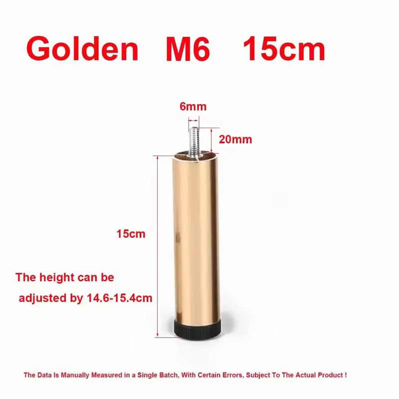 M6 Furniture Height Increasing Foot Pads Washing Machines Refrigerators Shock-Absorbing Adjustable Support Legs - Image 9
