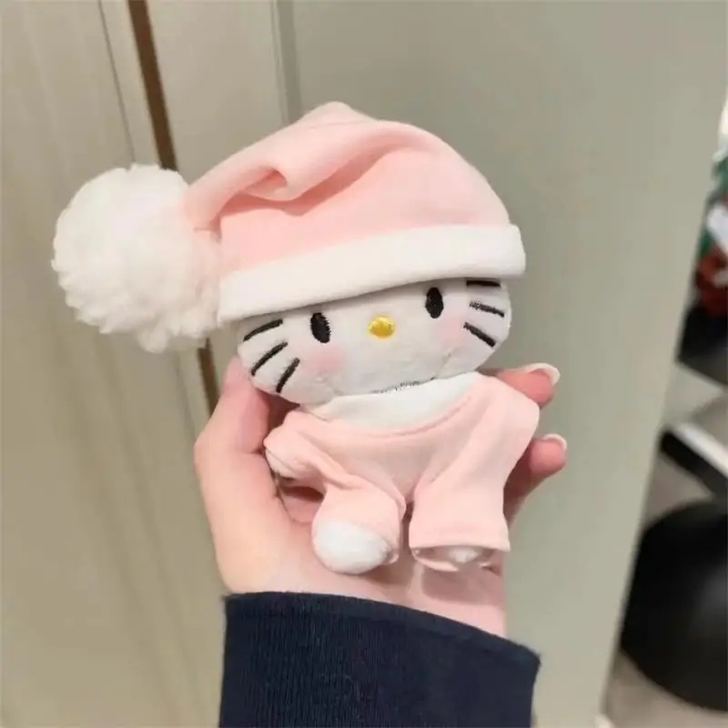 

Kawaii Sanrio Hello Kitty плюшевый брелок милый мультфильм розовая пижама Kt плюшевый кулон мягкие игрушки аниме периферийные праздничные подарки